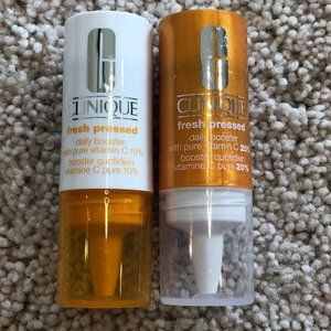 NWOT Clinique Fresh Pressed Daily Booster With Pure Vitamin C,0.29 Fl Oz 2 pack